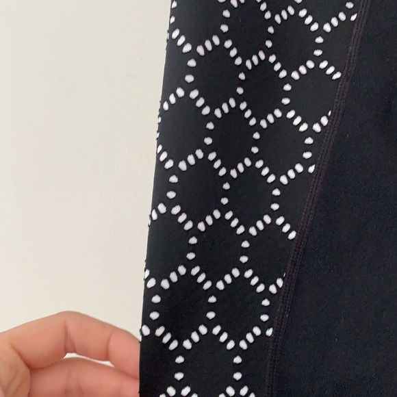 Like new Athleta crop laser cut leggings - Picture 5 of 6